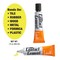 BAZIC Contact Cement, 1 fl oz, Strong Contact Bond, for Tile Rubber Wood
